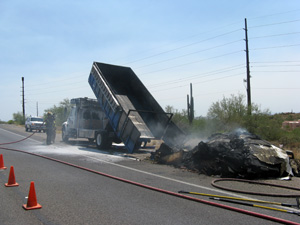 truck fire